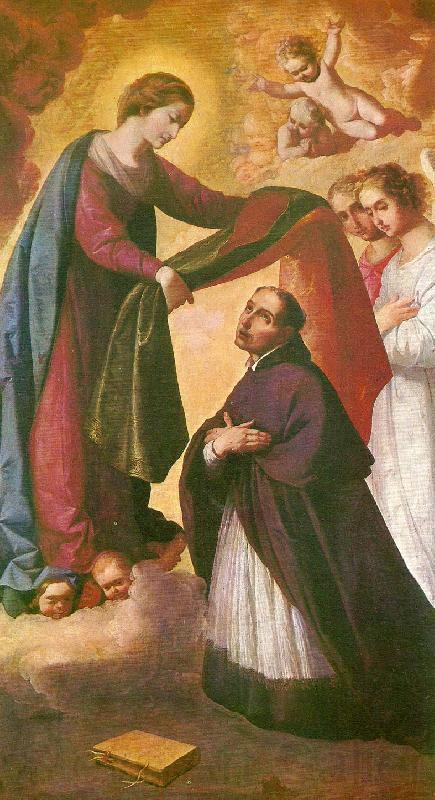 Francisco de Zurbaran st. ildefonso receiving the chasuble